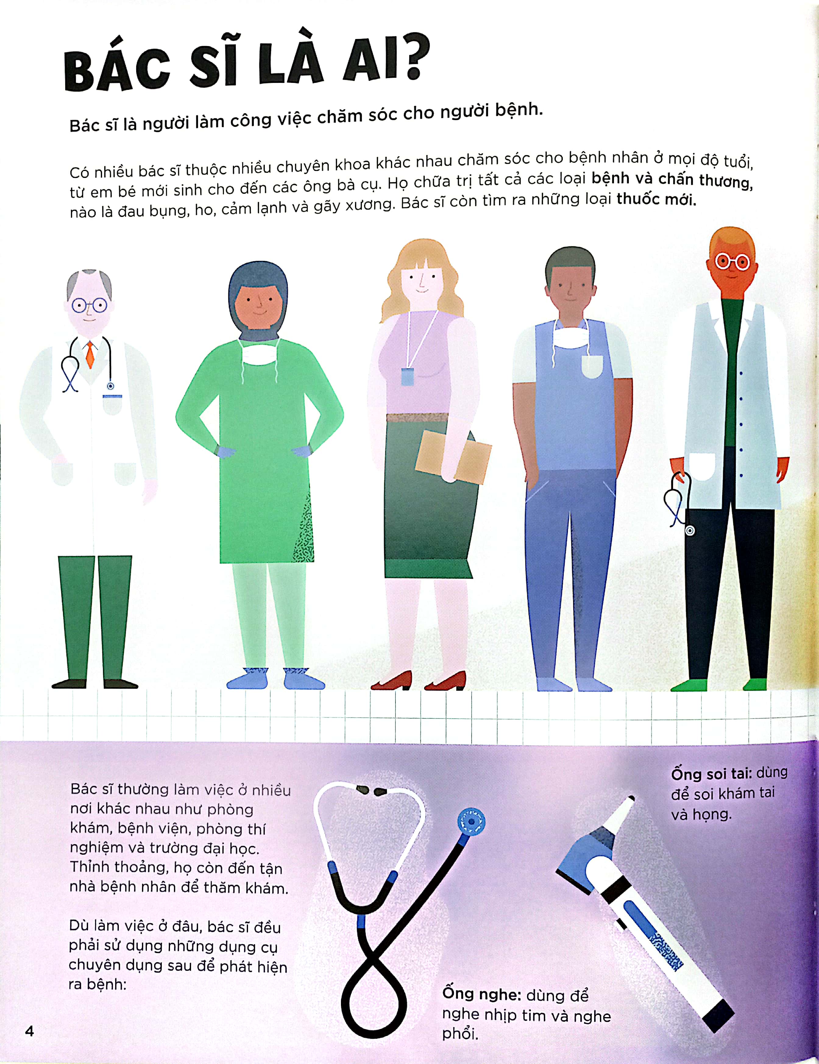 khám phá những nghề nghiệp thú vị - nghề bác sĩ và những công việc cứu người khác