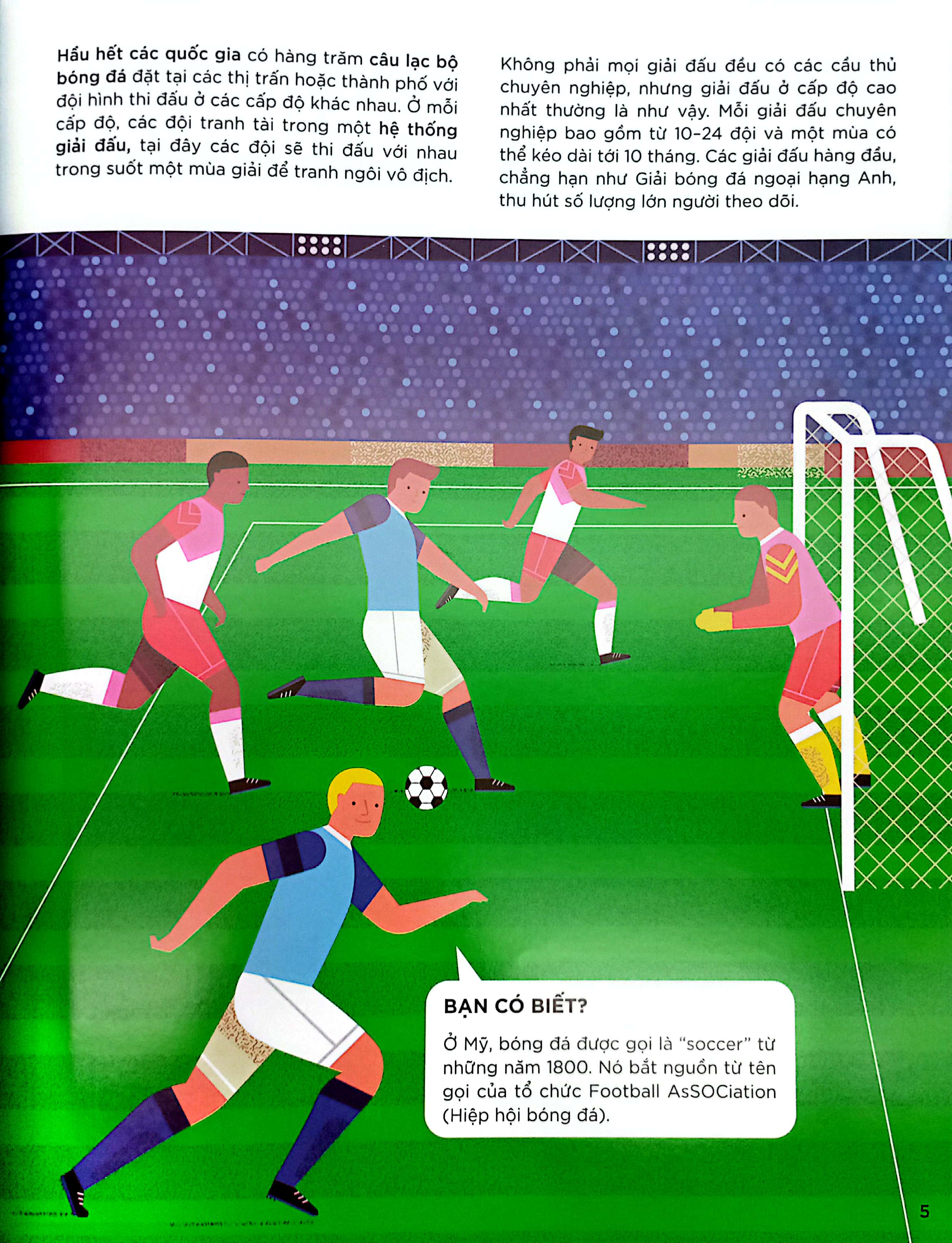 khám phá những nghề nghiệp thú vị - nghề cầu thủ bóng đá và những công việc thể thao khác