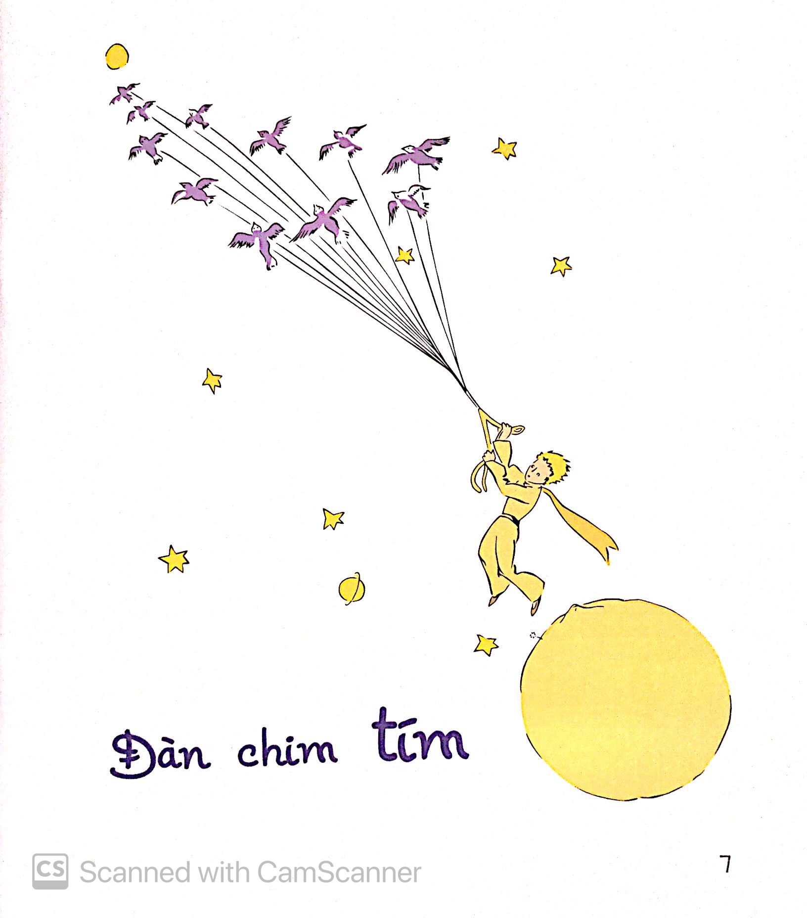 khám phá những sắc màu với hoàng tử bé