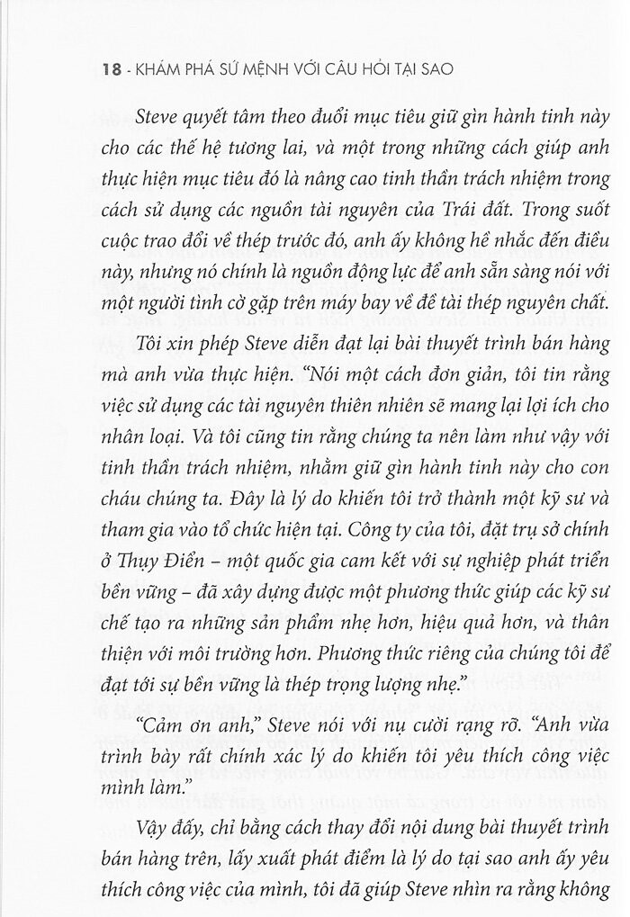 khám phá sứ mệnh với câu hỏi tại sao