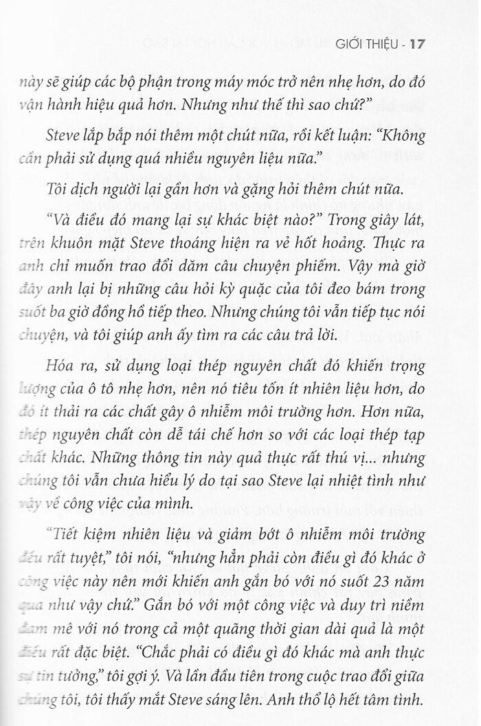 khám phá sứ mệnh với câu hỏi tại sao