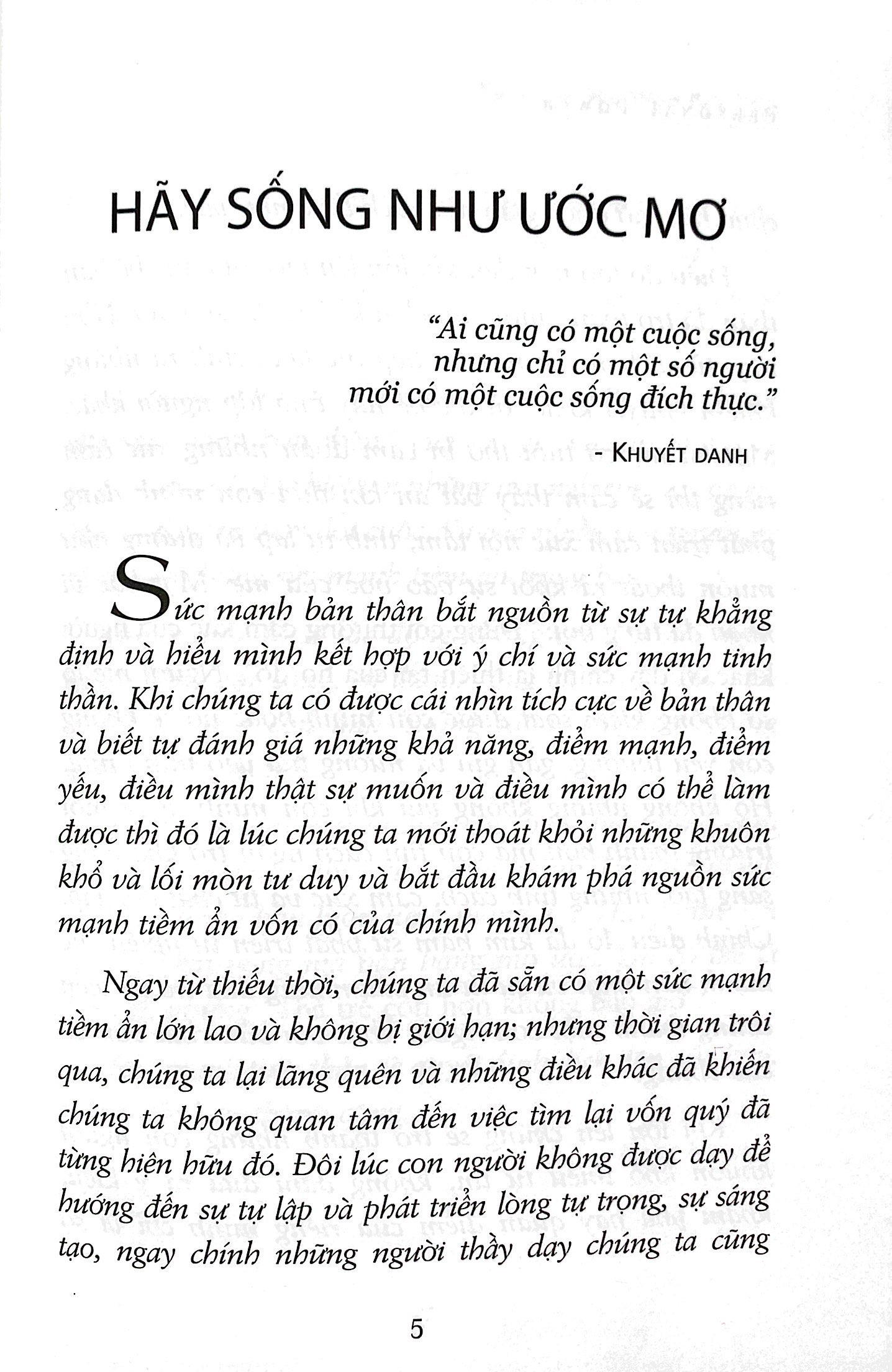 khám phá sức mạnh bản thân - personal power