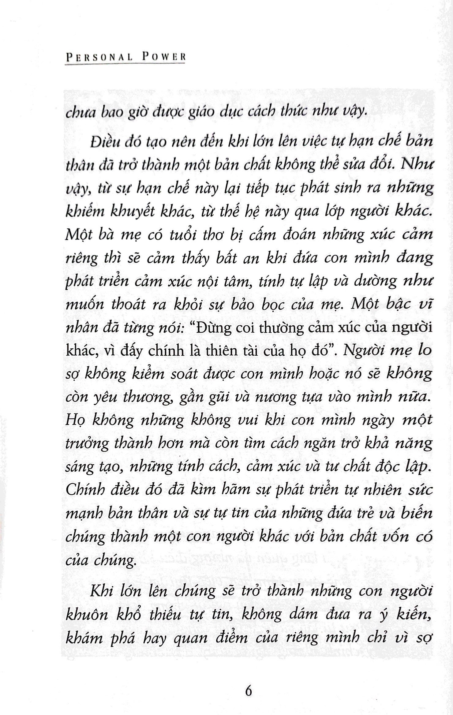 khám phá sức mạnh bản thân - personal power