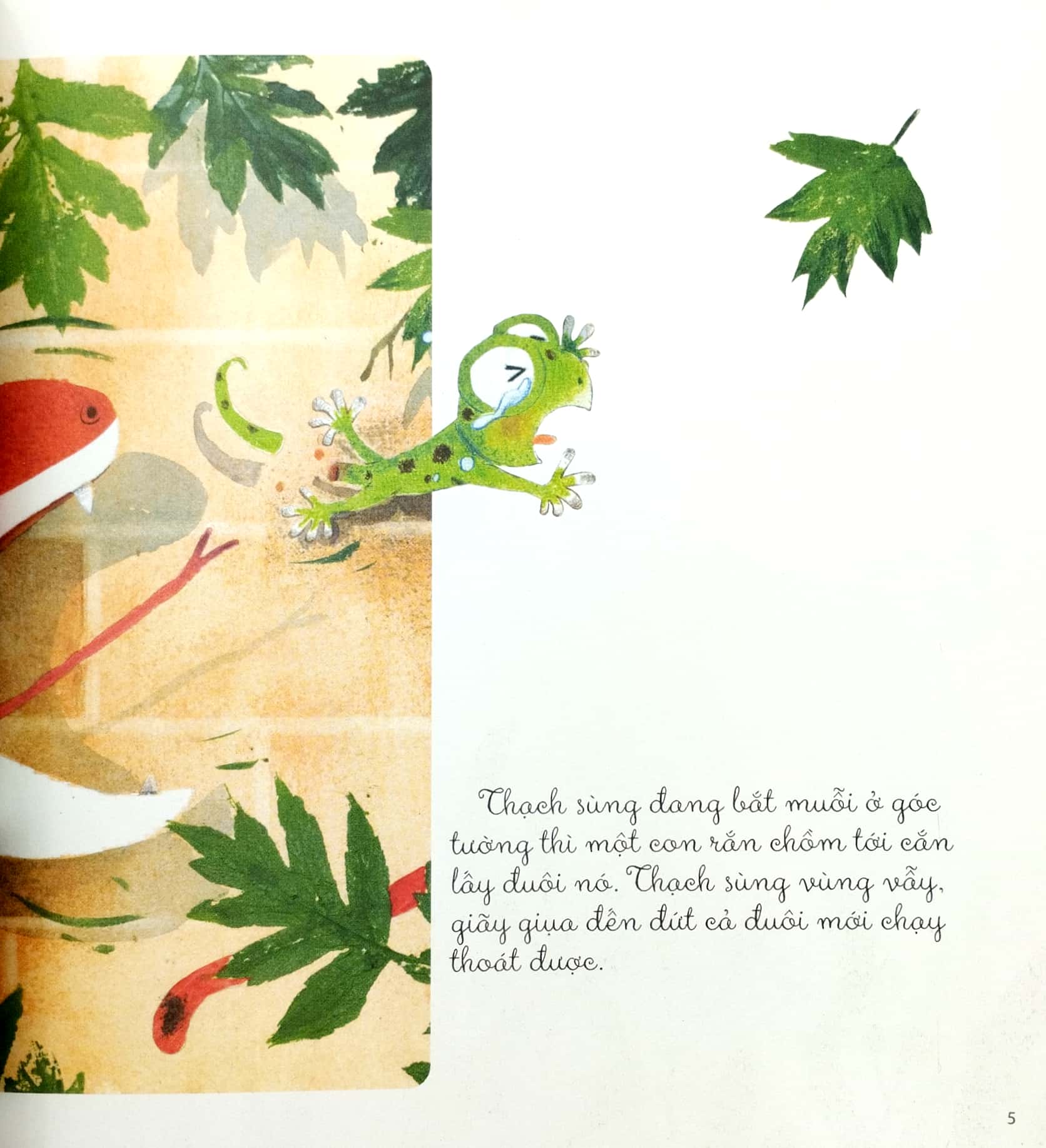 khám phá thế giới quanh em - thạch sùng mượn đuôi