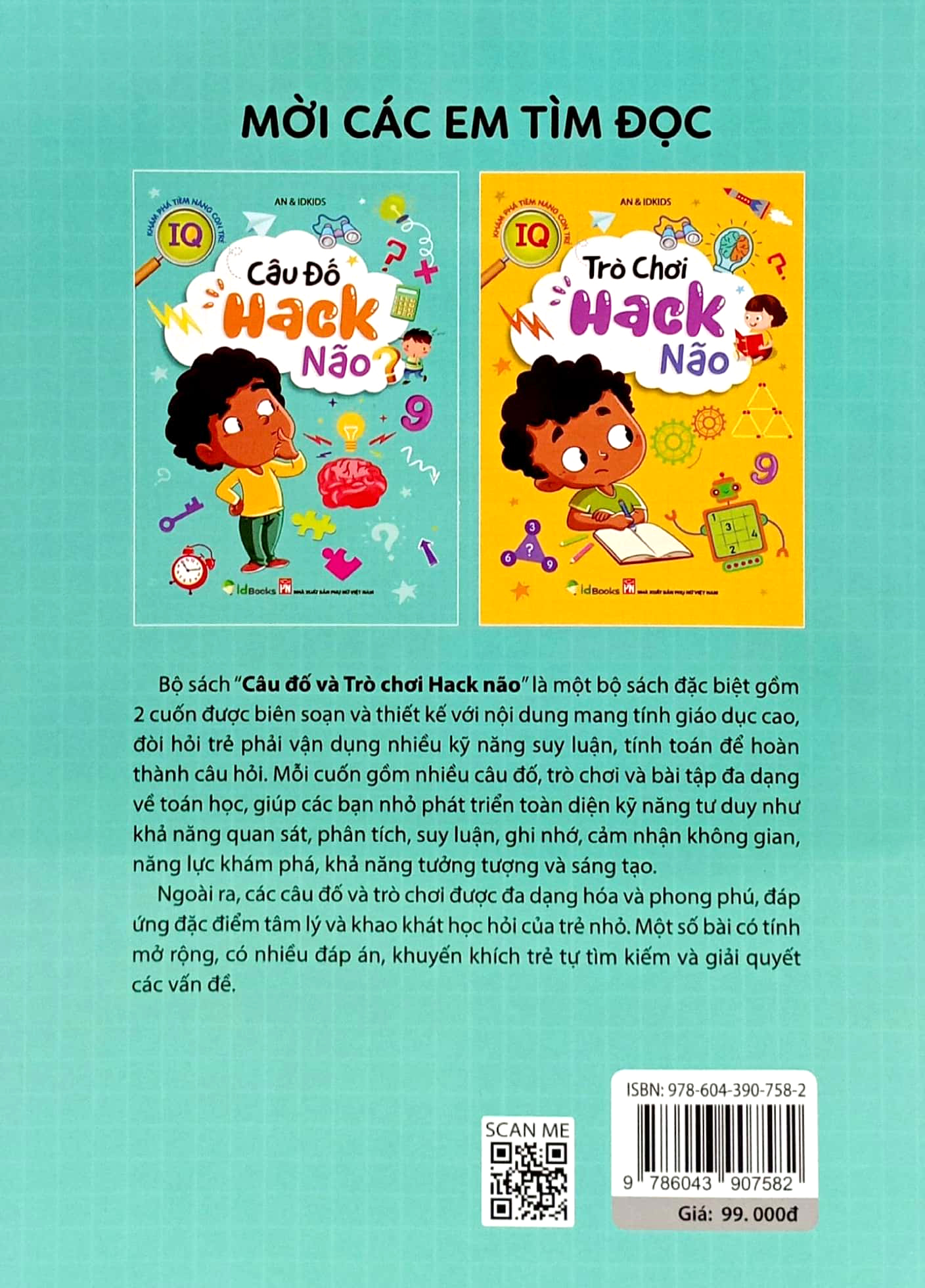 khám phá tiềm năng con trẻ - câu đố hack não