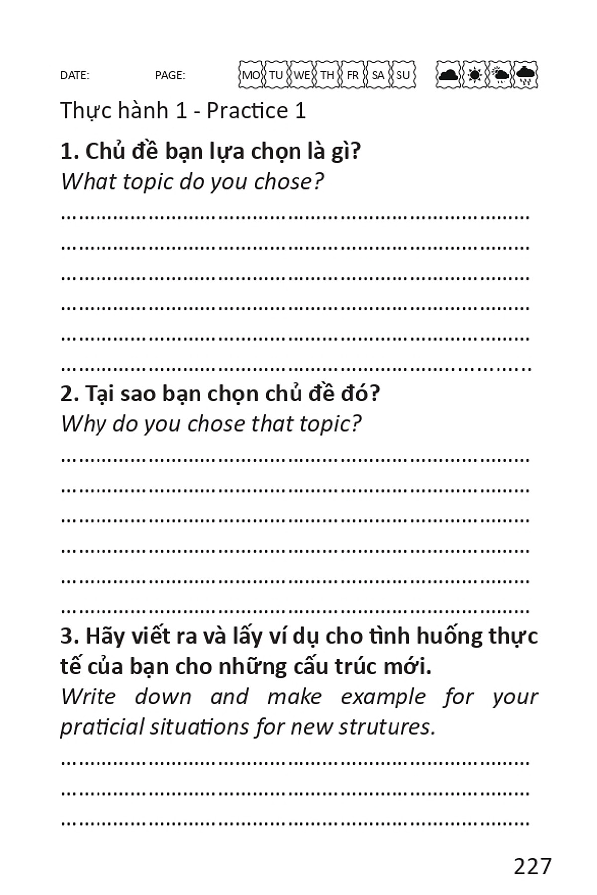 khám phá tiếng việt hiện đại - 20 chủ đề và hơn 2000 tình huống thông dụng