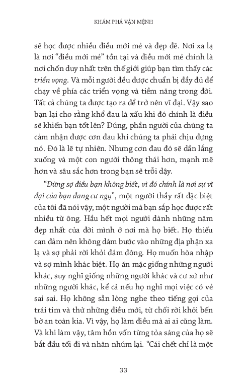 khám phá vận mệnh - 7 bước đánh thức bản thân