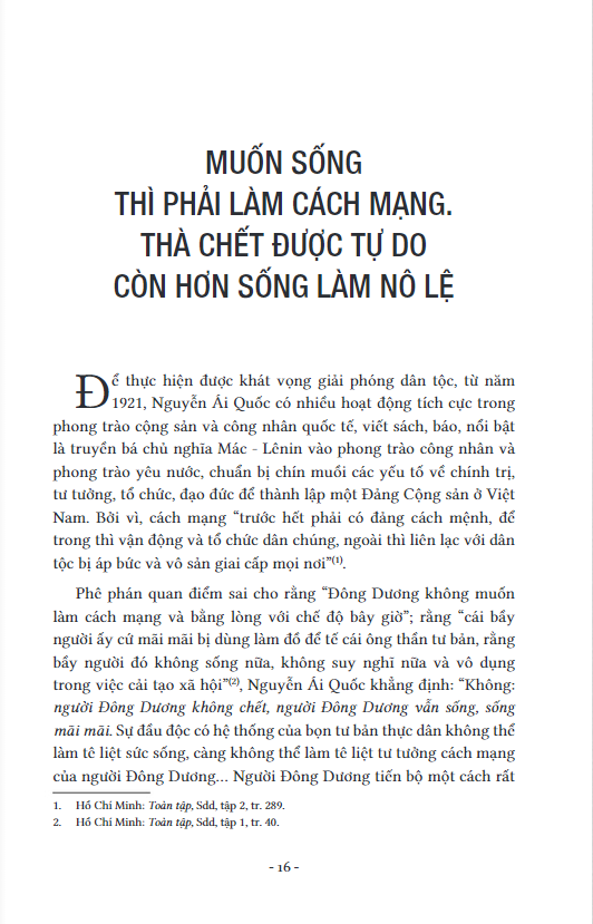 khát vọng hồ chí minh - việt nam độc lập, tự do, hạnh phúc, dân chủ, phồn vinh, hùng cường, sánh vai với các cường quốc năm châu