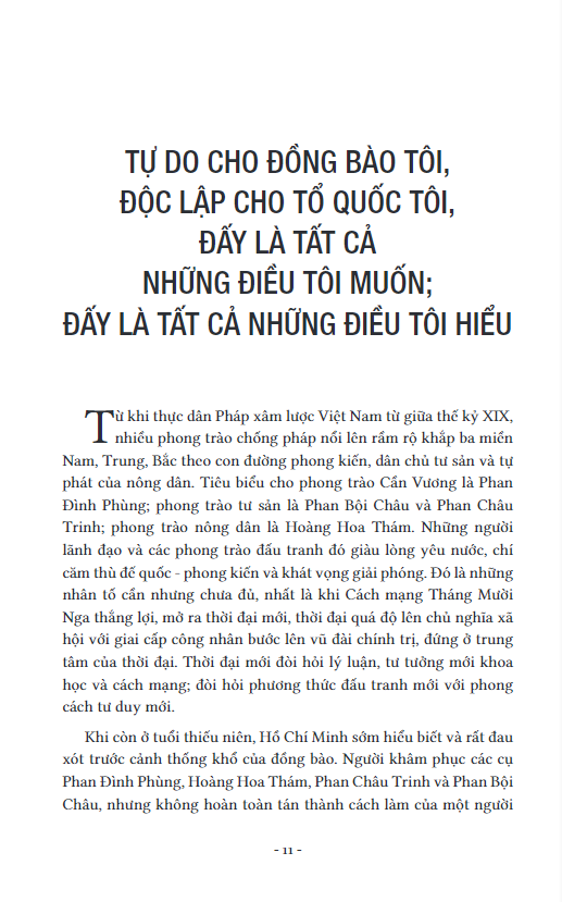 khát vọng hồ chí minh - việt nam độc lập, tự do, hạnh phúc, dân chủ, phồn vinh, hùng cường, sánh vai với các cường quốc năm châu