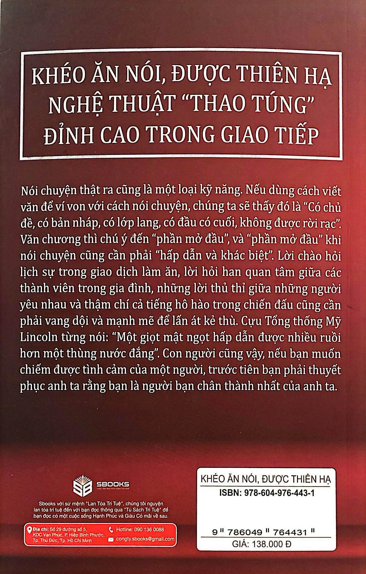 khéo ăn nói được thiên hạ