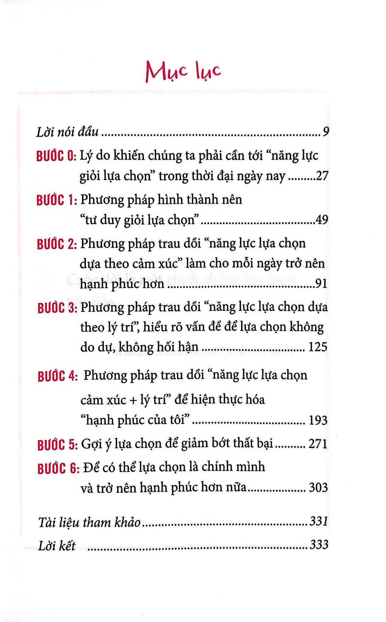 khéo lựa chọn để thêm hạnh phúc