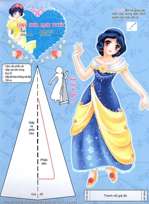 khéo tay hay làm - các nàng công chúa xinh đẹp: công chúa bạch tuyết và công chúa ngủ trong rừng