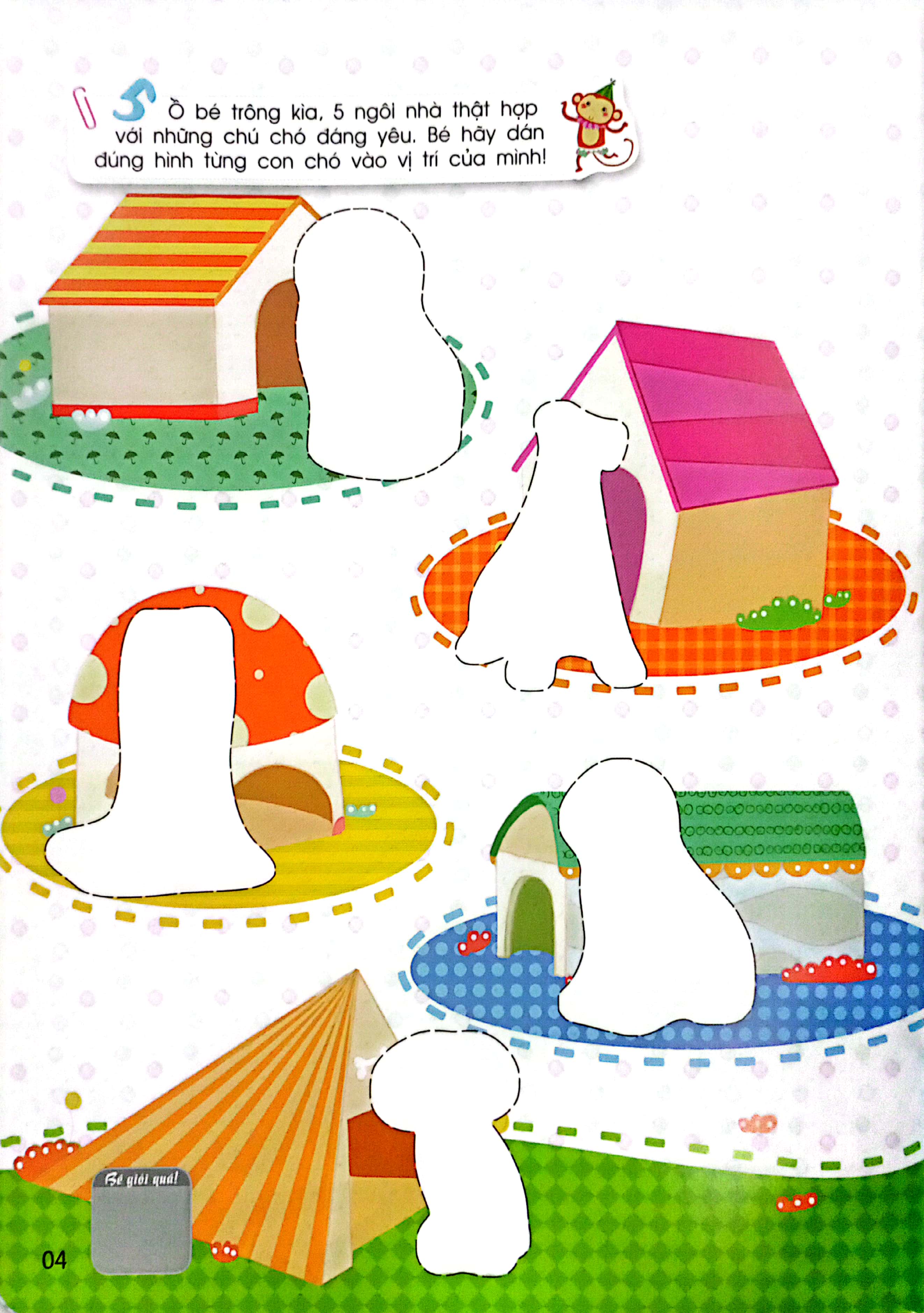 khéo tay tinh mắt - sách bóc dán thông minh - bước đầu học toán (tái bản 2024)