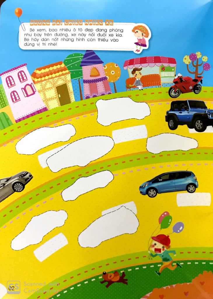 khéo tay tinh mắt - sách bóc dán thông minh - phương tiện giao thông (tái bản 2024)