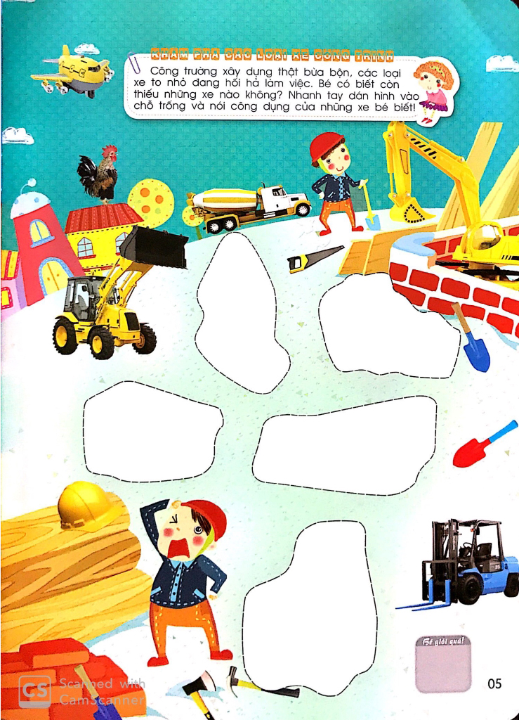 khéo tay tinh mắt - sách bóc dán thông minh - phương tiện giao thông (tái bản 2024)