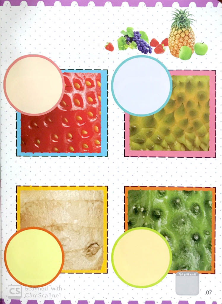 khéo tay tinh mắt - sách bóc dán thông minh - rau quả thức ăn (tái bản 2024)