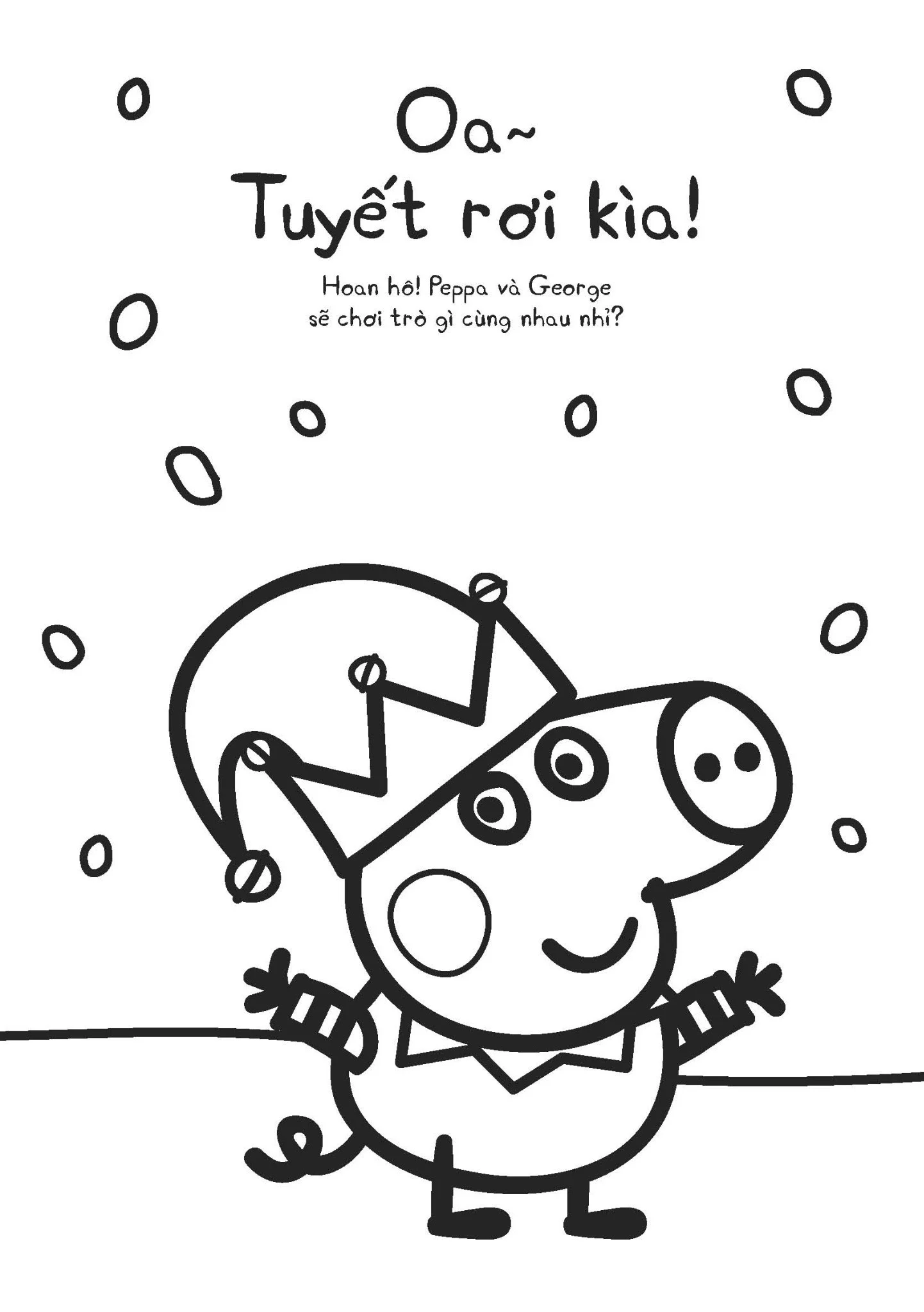 khéo tay tô màu - giáng sinh của peppa