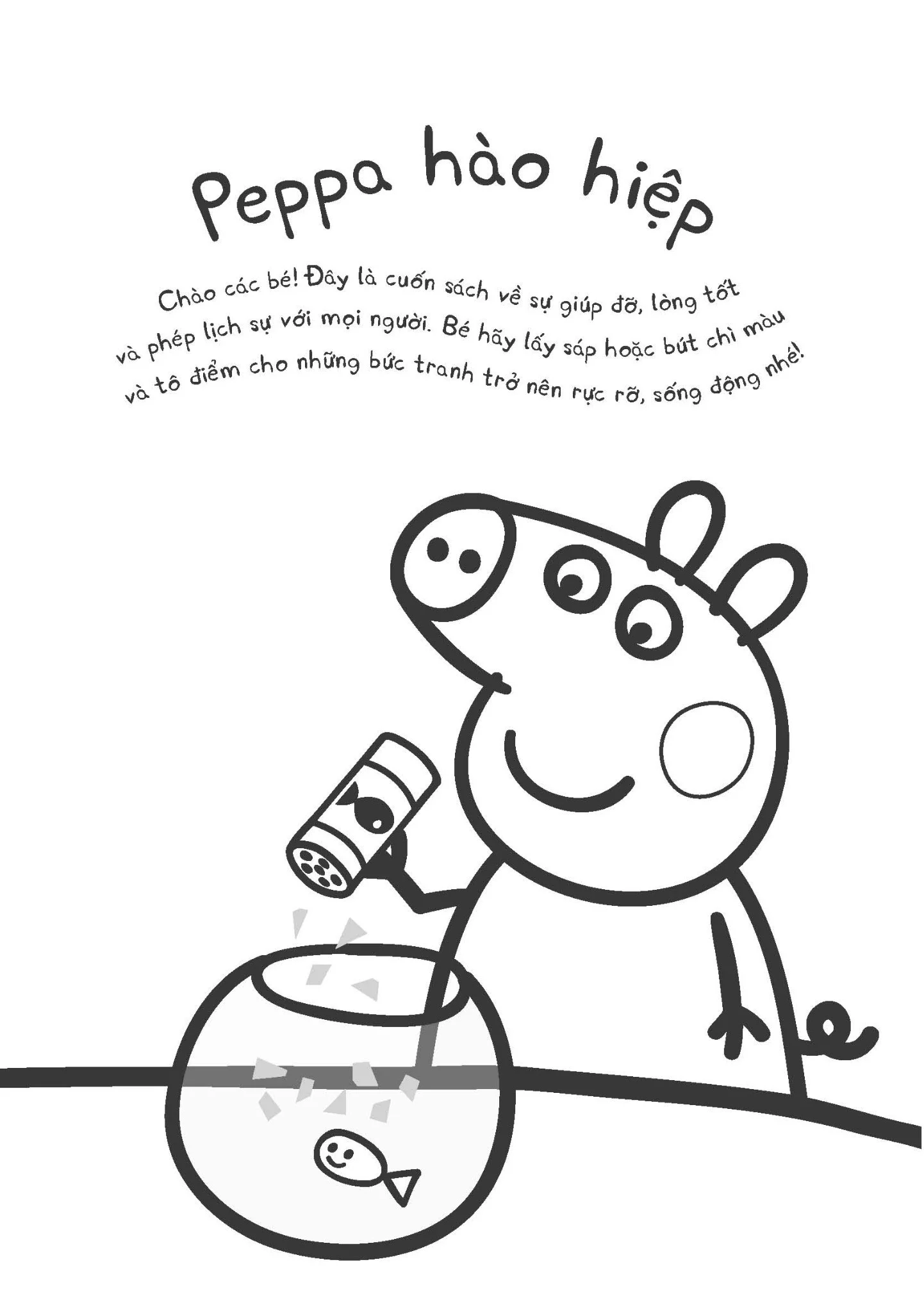 khéo tay tô màu - peppa hào hiệp