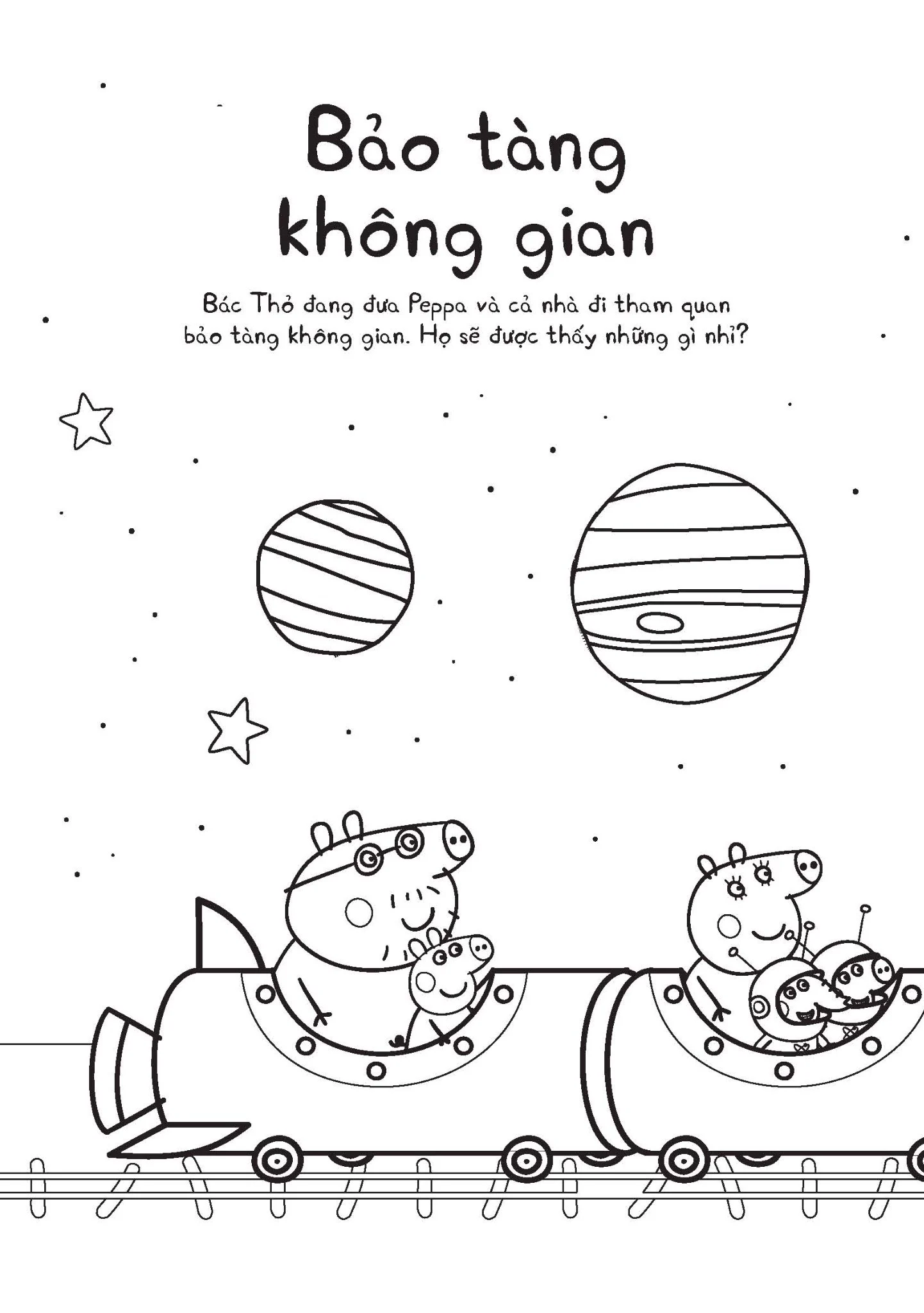 khéo tay tô màu - thám hiểm không gian