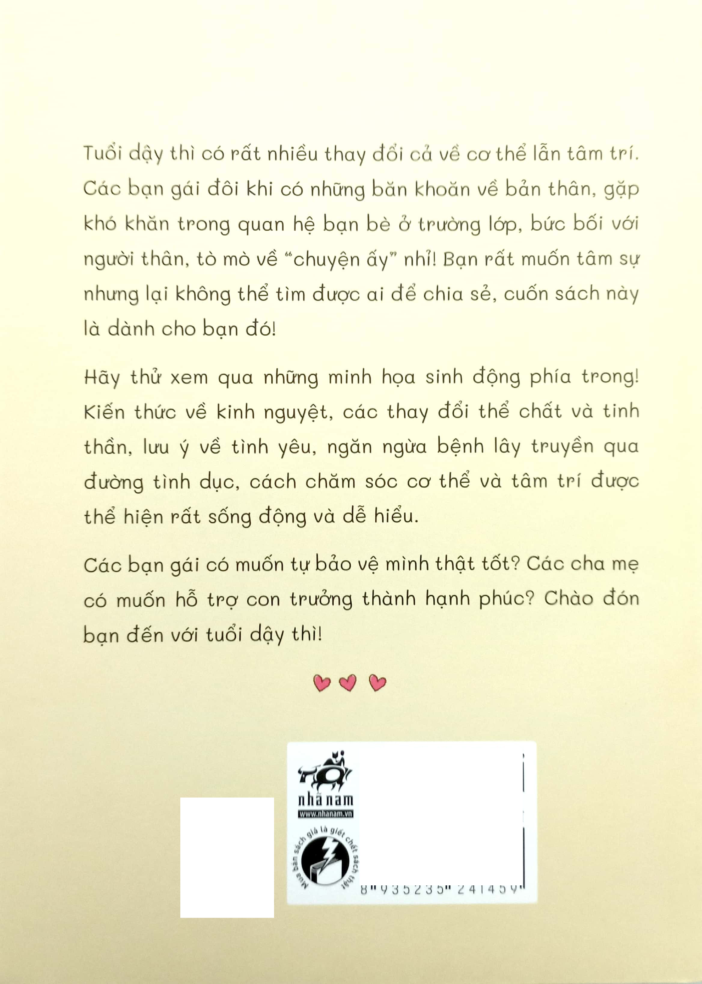 khi bạn gái dậy thì - cẩm nang giáo dục giới tính mở rộng qua truyện tranh