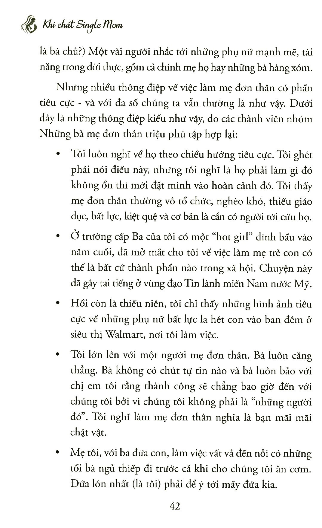 khí chất single mom