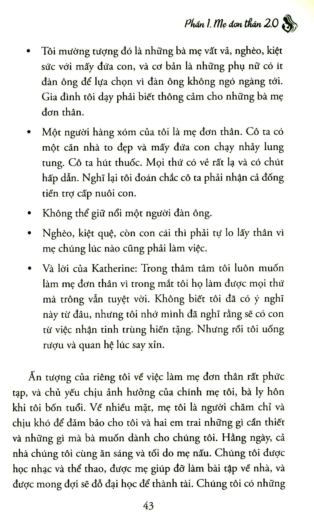 khí chất single mom