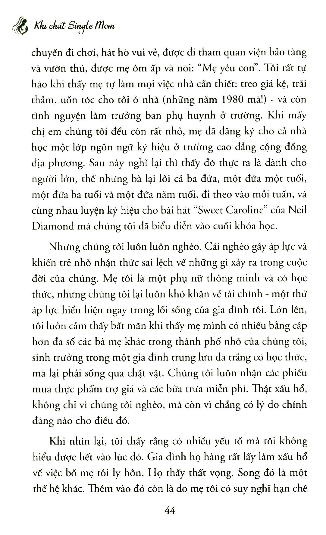 khí chất single mom