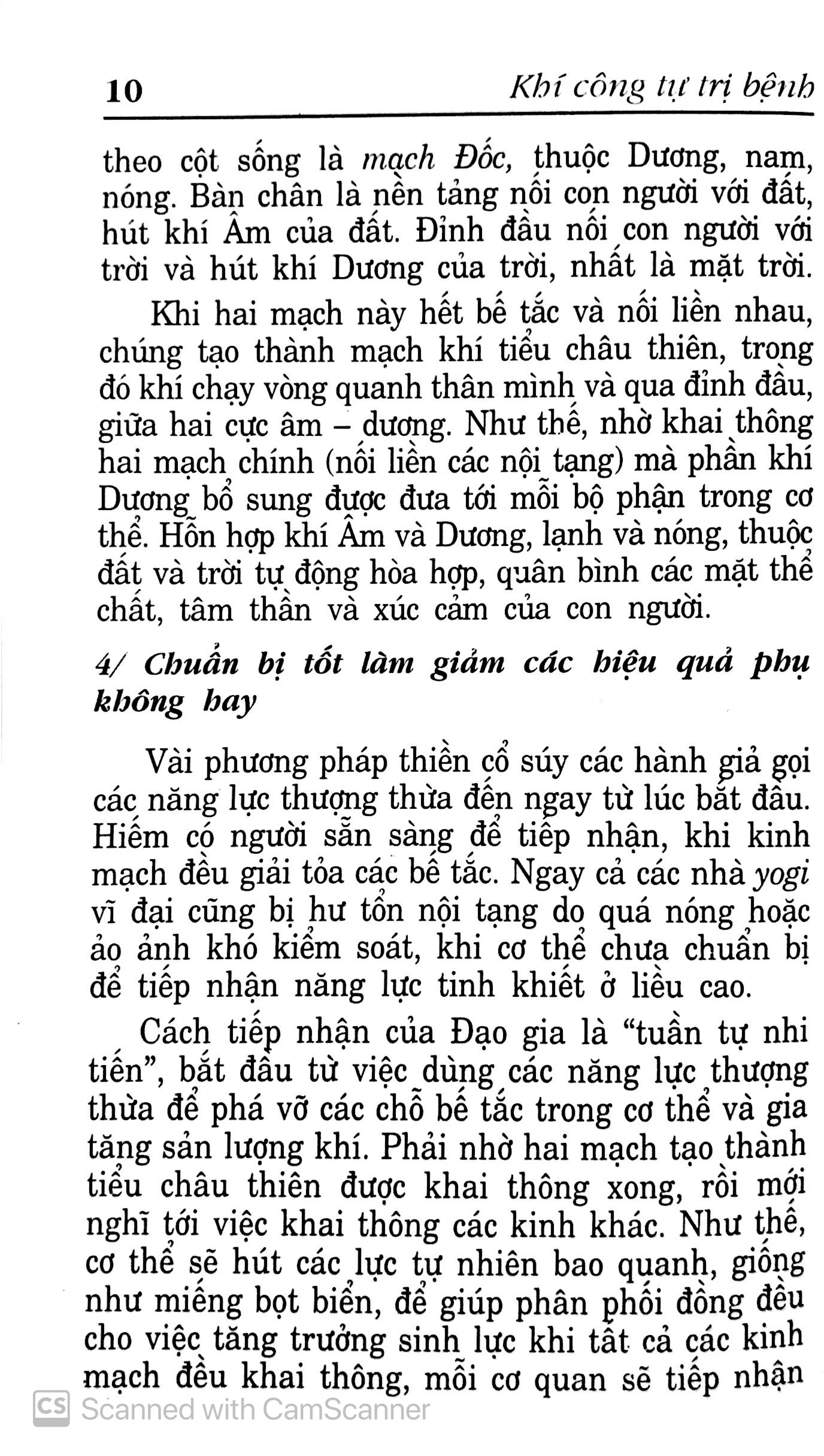 khí công tự trị bệnh