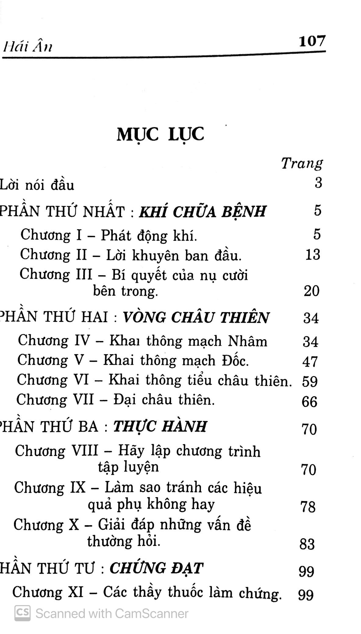 khí công tự trị bệnh