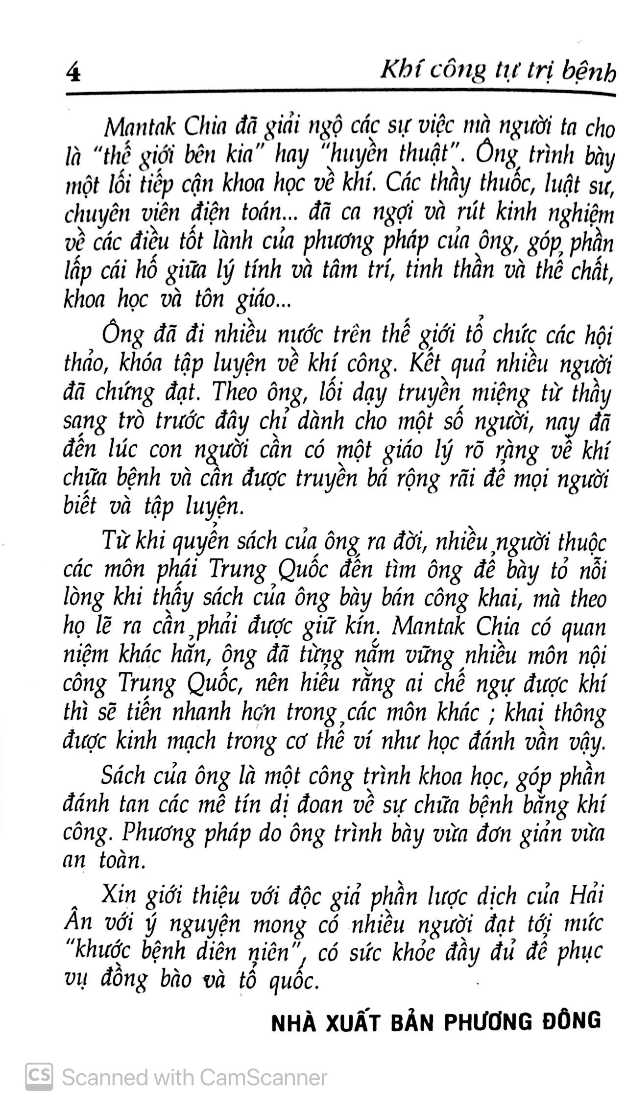 khí công tự trị bệnh