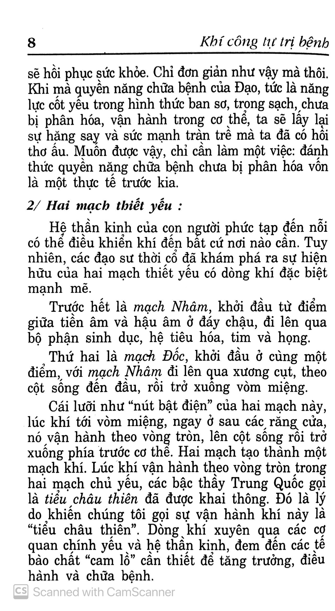 khí công tự trị bệnh