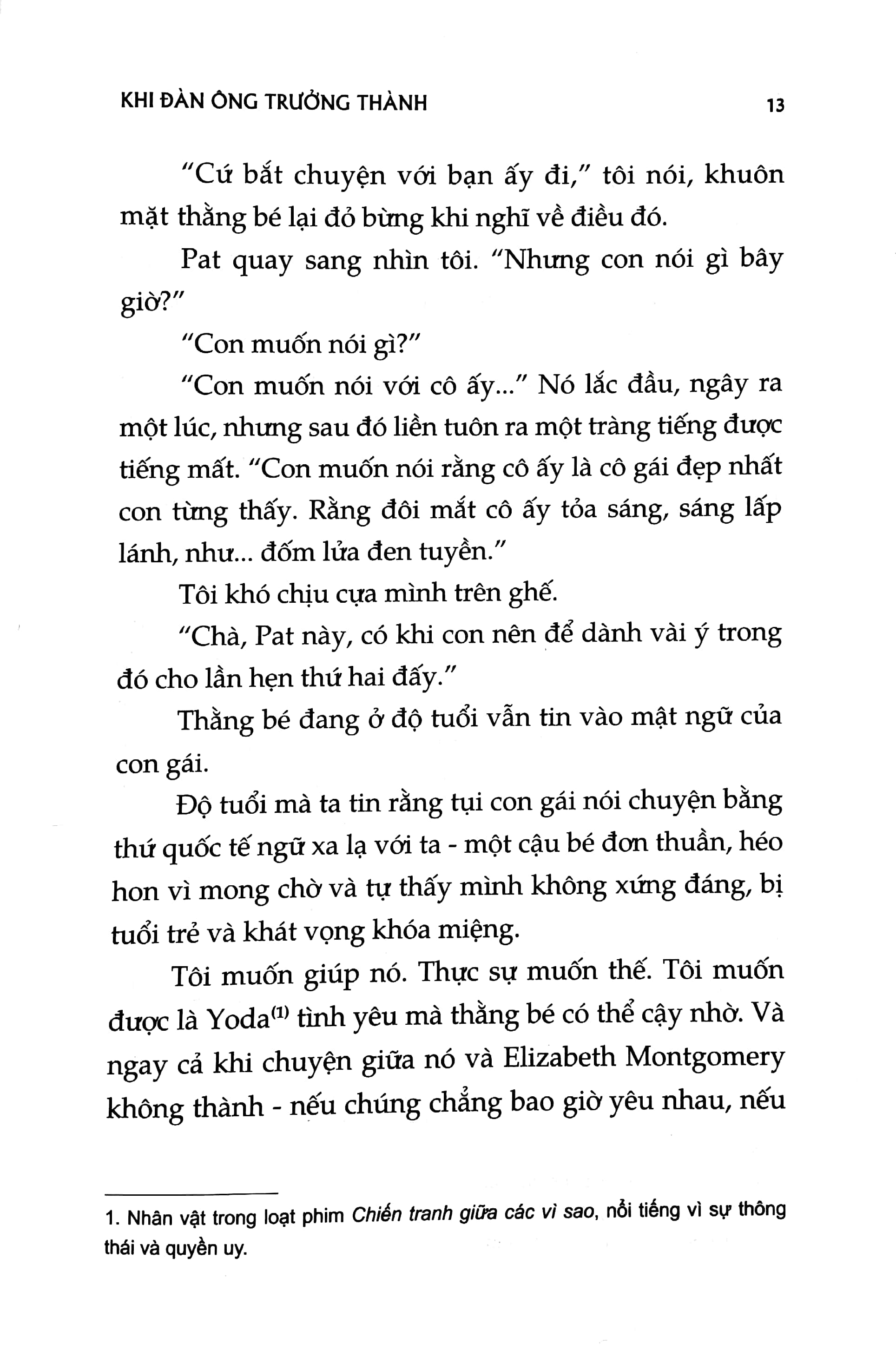 khi đàn ông trưởng thành (phần cuối của cha và con)