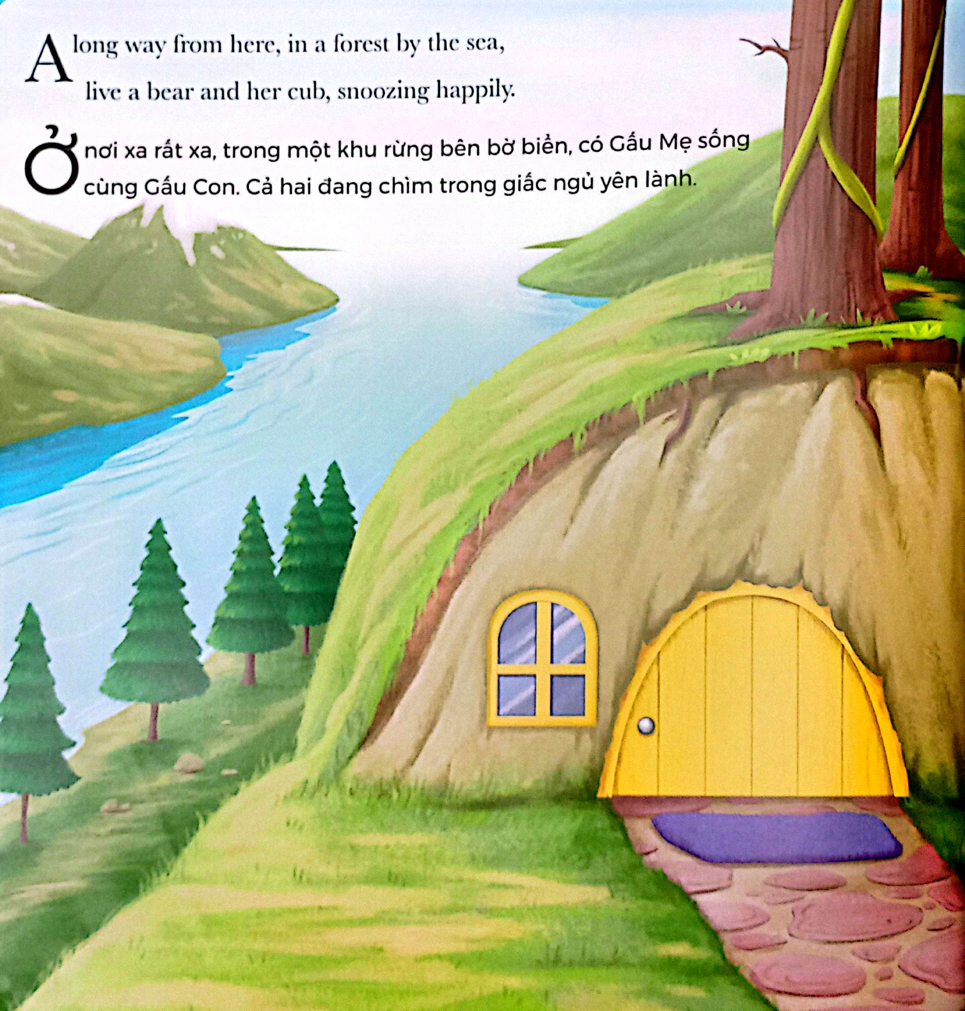 khi gấu con lo lắng - when bear feel worried (song ngữ anh-việt)