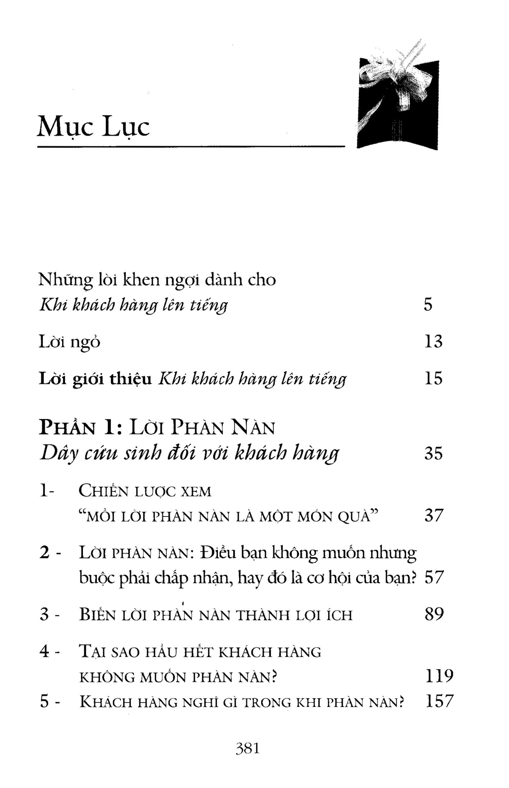 khi khách hàng lên tiếng