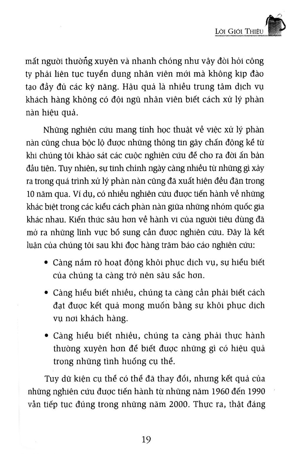 khi khách hàng lên tiếng