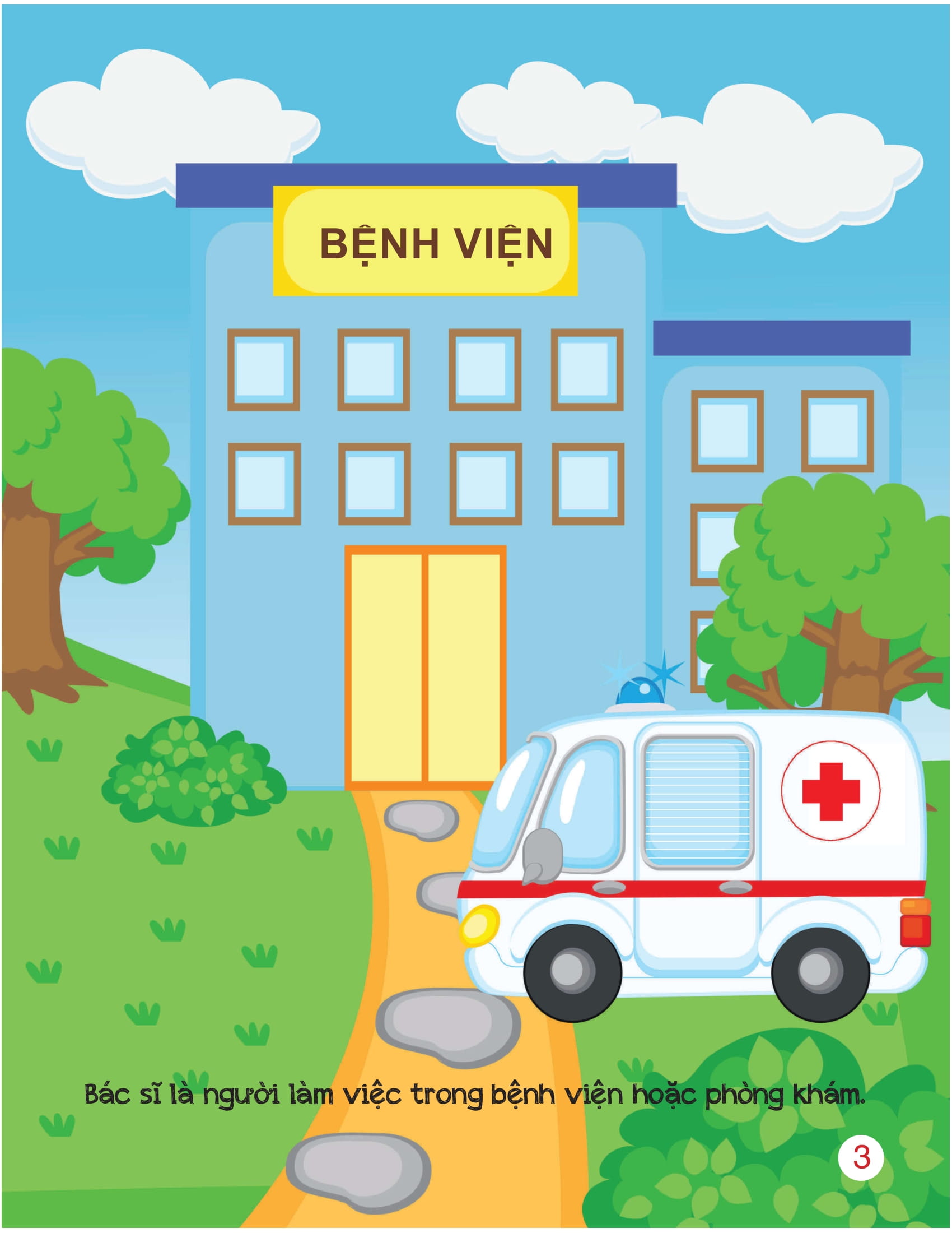 khi lớn lên, tớ muốn trở thành... - bác sĩ và y tá