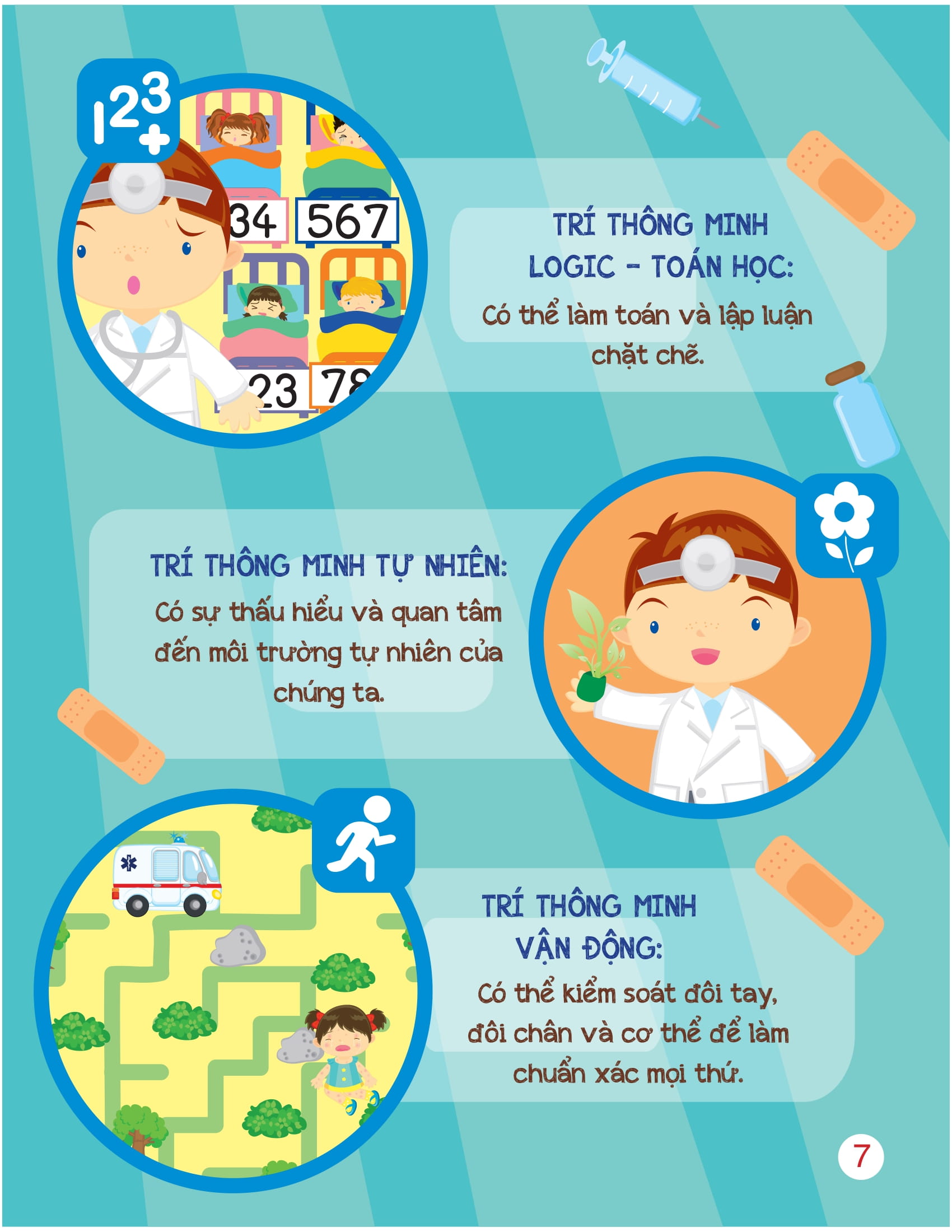 khi lớn lên, tớ muốn trở thành... - bác sĩ và y tá