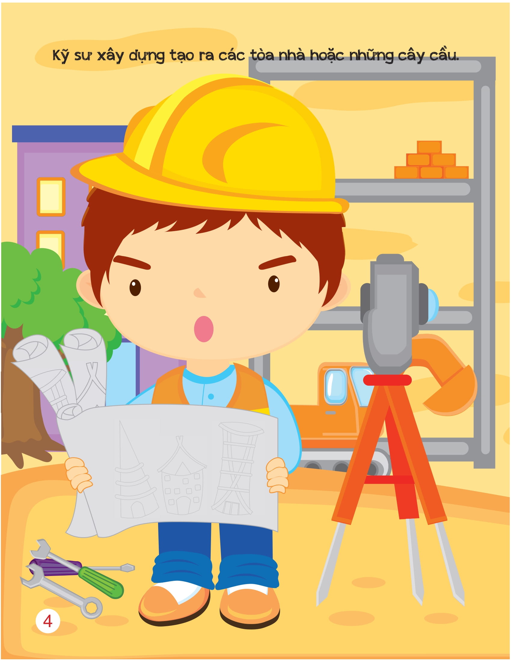 khi lớn lên, tớ muốn trở thành... - kỹ sư và kiến trúc sư