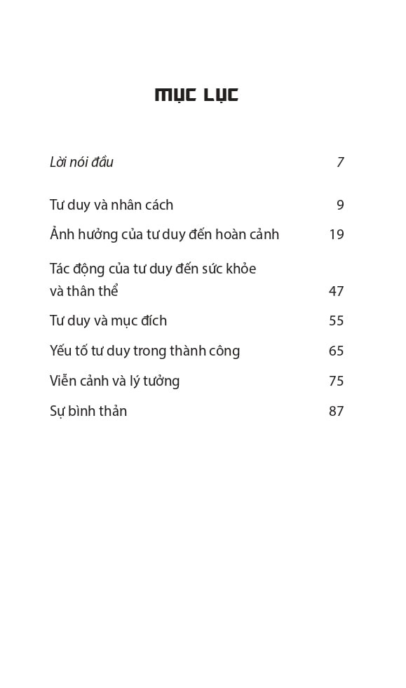 khi người ta tư duy - as a man thinketh - bìa cứng