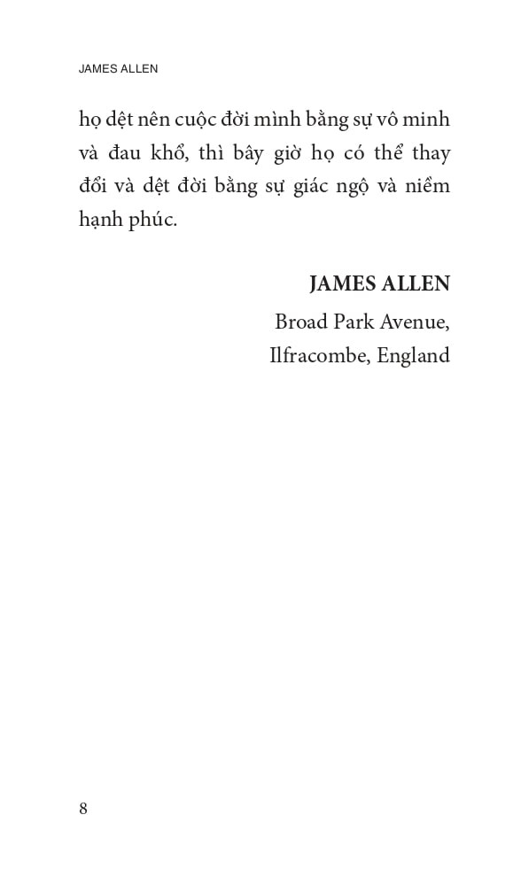 khi người ta tư duy - as a man thinketh - bìa cứng