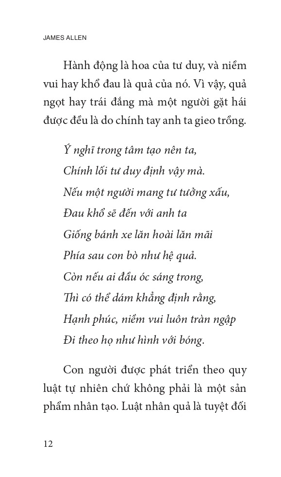 khi người ta tư duy - as a man thinketh - bìa cứng