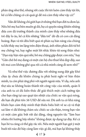 khi nói không, tôi thấy tội lỗi