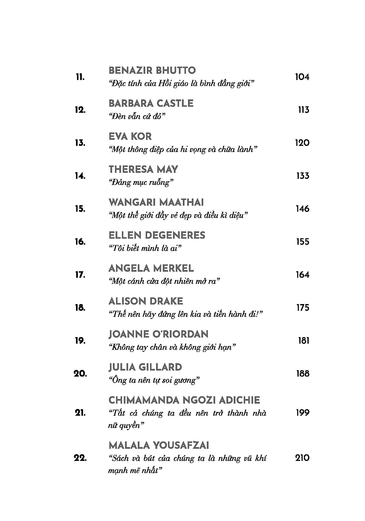 khi phụ nữ lên tiếng - 35 bài diễn văn của những người phụ nữ làm thay đổi thế giới
