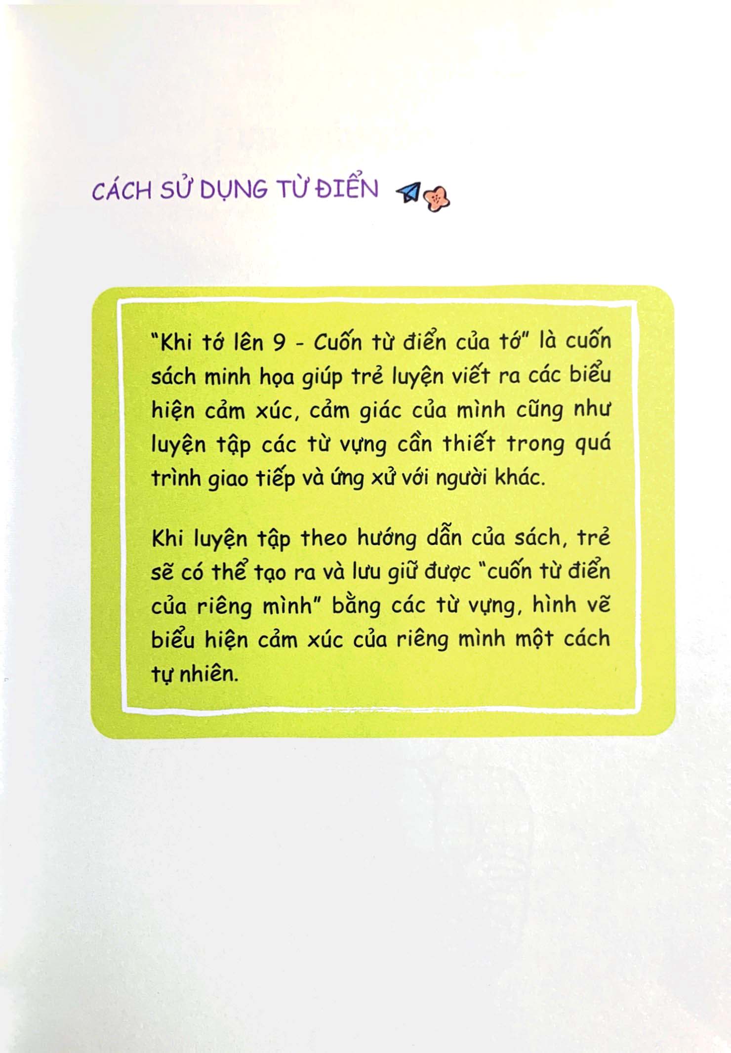 khi tớ lên 9 - cuốn từ điển của tớ