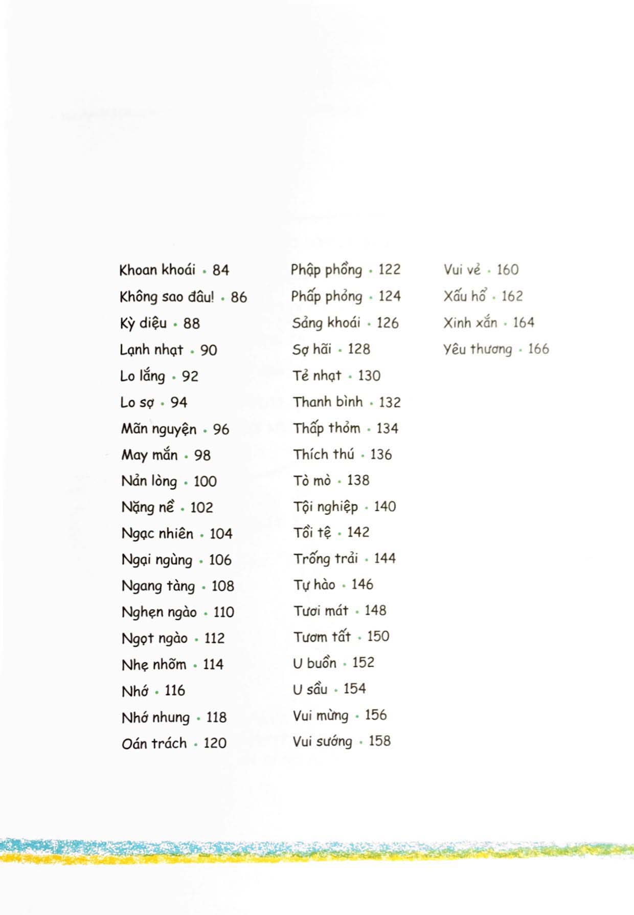 khi tớ lên 9 - từ điển cảm xúc