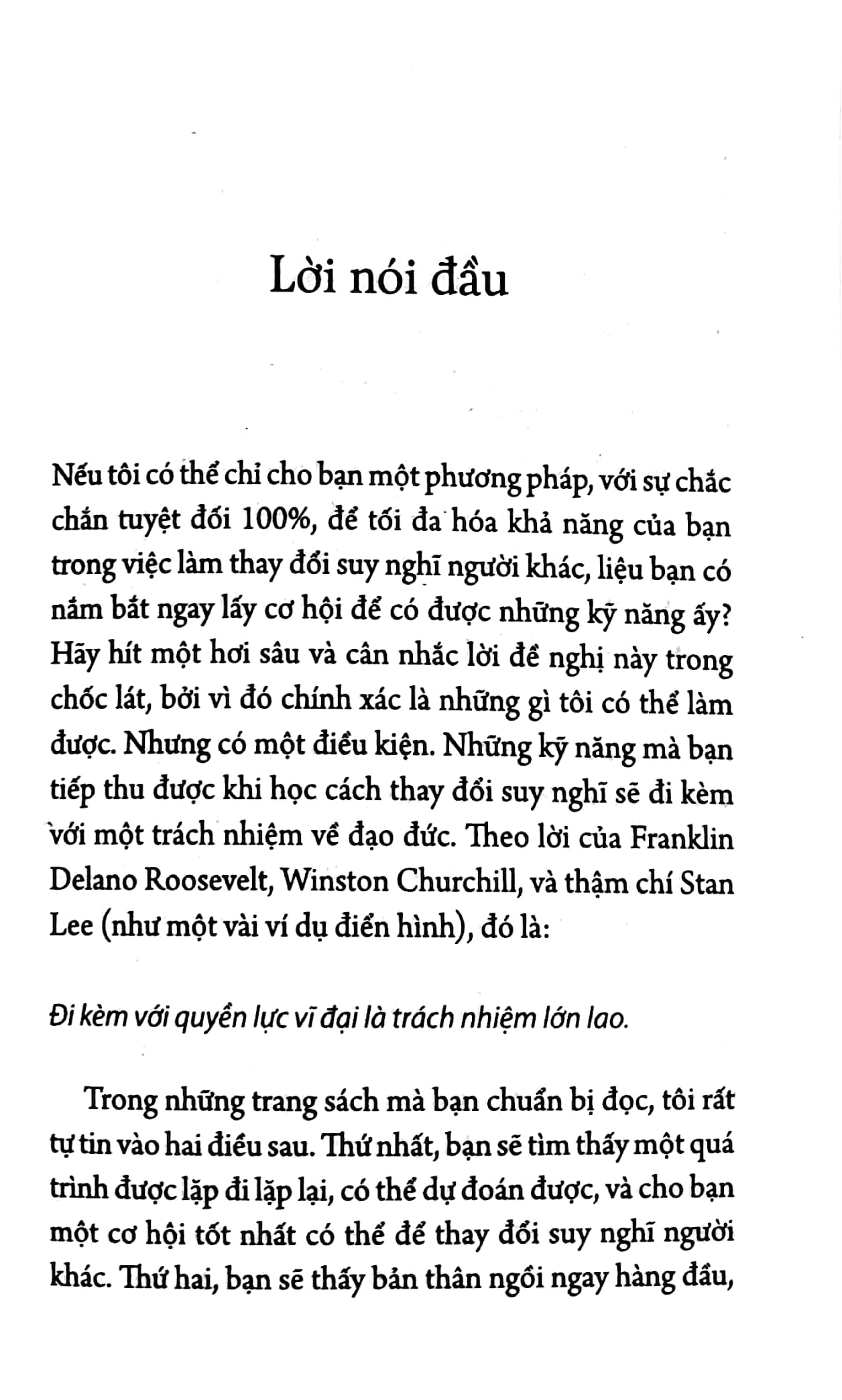 khiến người khác thay đổi suy nghĩ - nghệ thuật gây ảnh hưởng mà không thao túng (tái bản 2023)