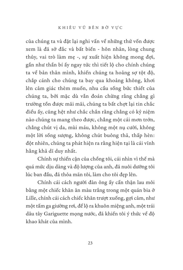 khiêu vũ bên bờ vực