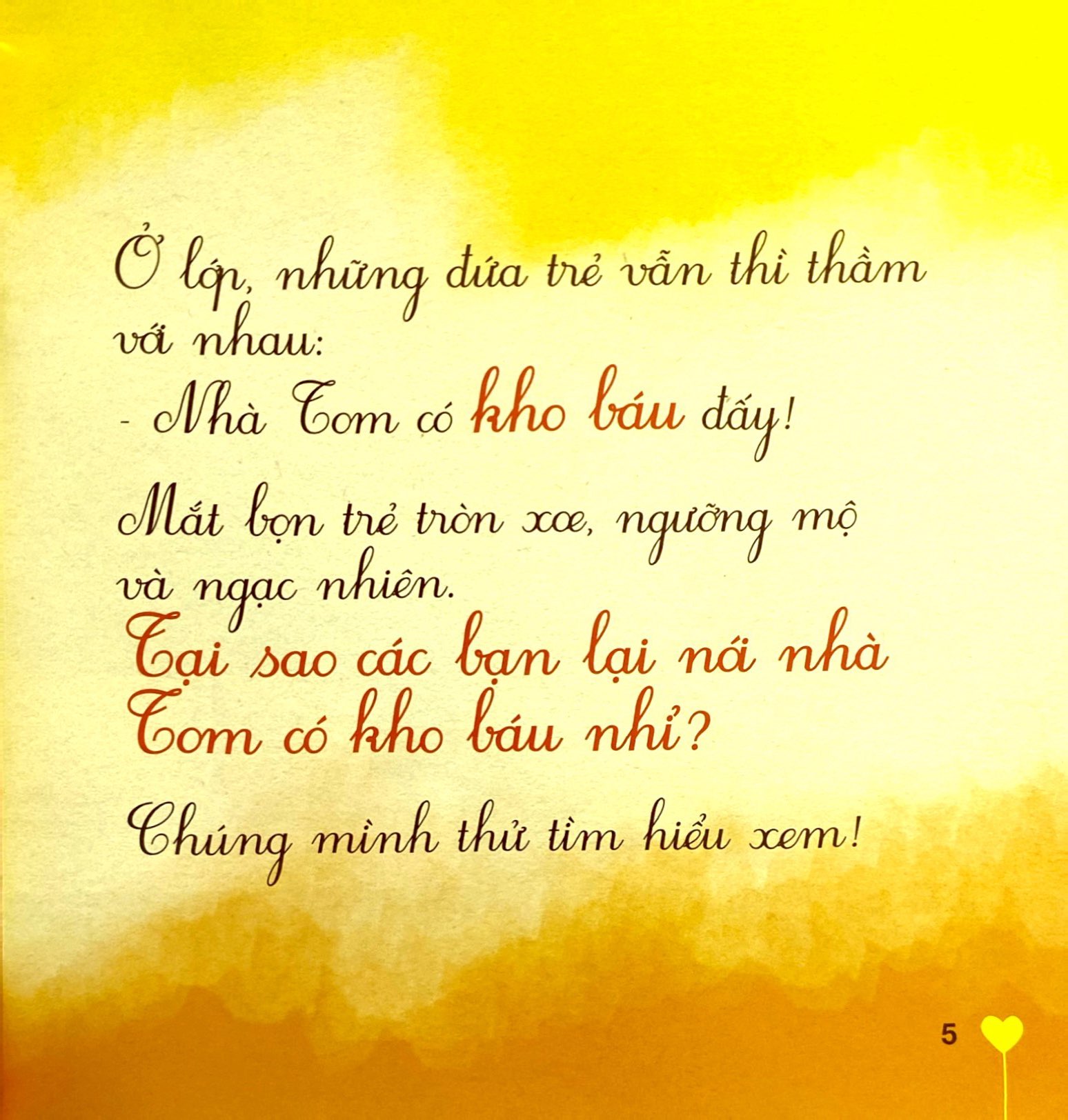 kho báu của nhà tom (dành cho trẻ em từ 3 đến 8 tuổi)