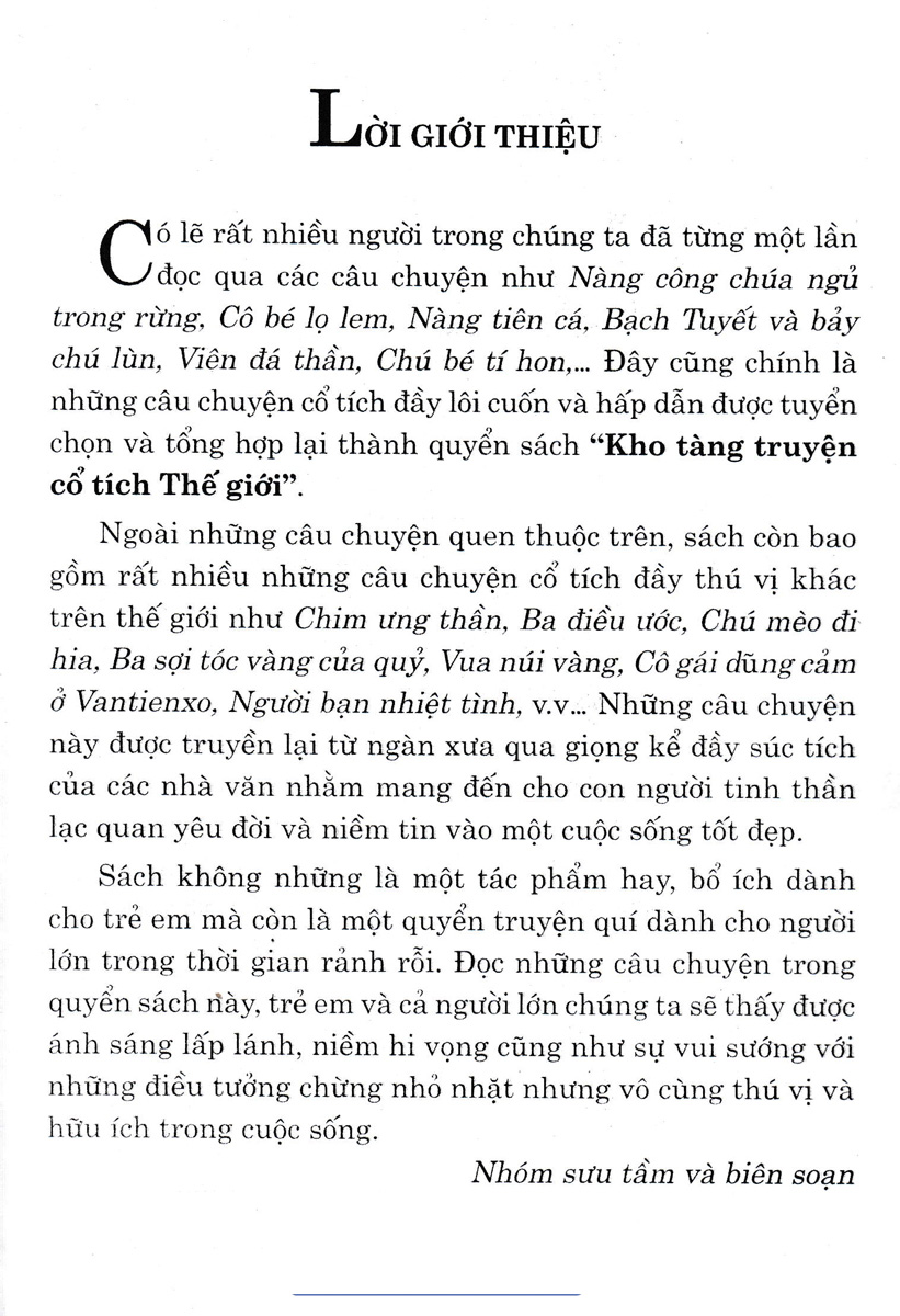 Kho Tàng Truyện Cổ Tích Thế Giới
