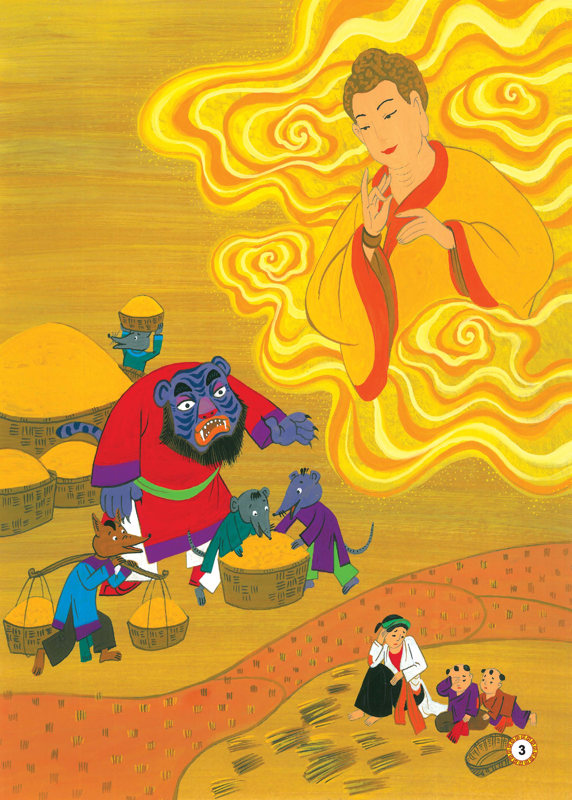 kho tàng truyện cổ tích việt nam - sự tích cây nêu ngày tết và những truyện cổ tích khác - bìa cứng - tặng kèm bộ 5 bao lì xì